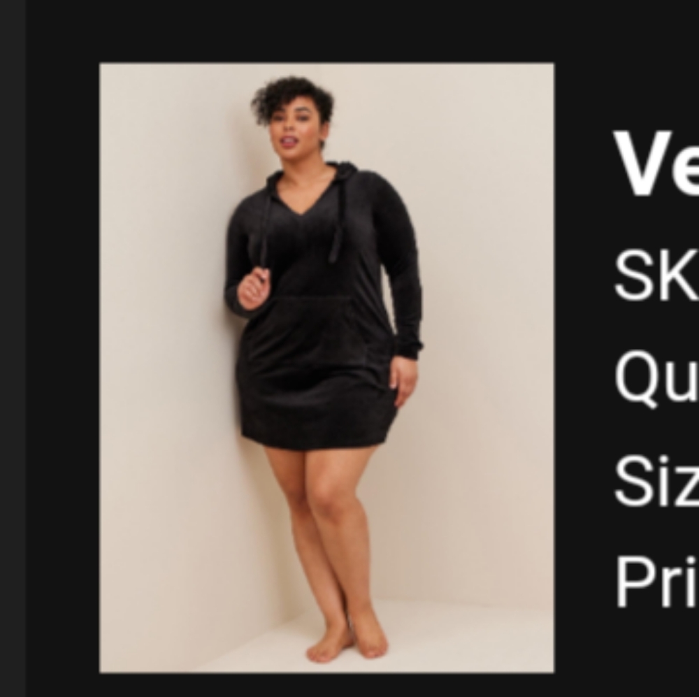 Torrid velvet lounge dress